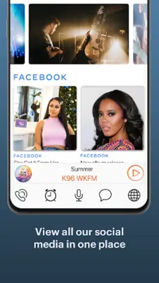 K96 WKFM android App screenshot 0